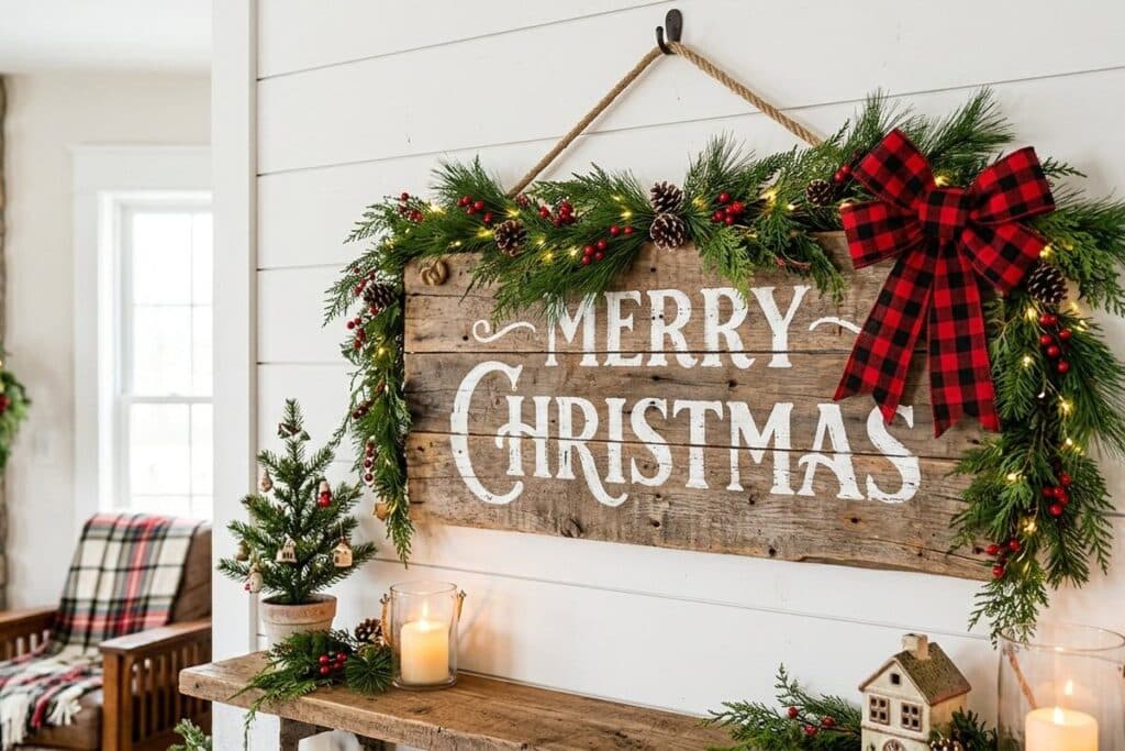 15 DIY Christmas Wood Decor Ideas for a Rustic Holiday Home 2 image
