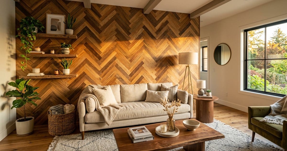 10 Stunning Wood Accent Wall Ideas You Can DIY This Weekend 1 Wood Accent Wall Ideas