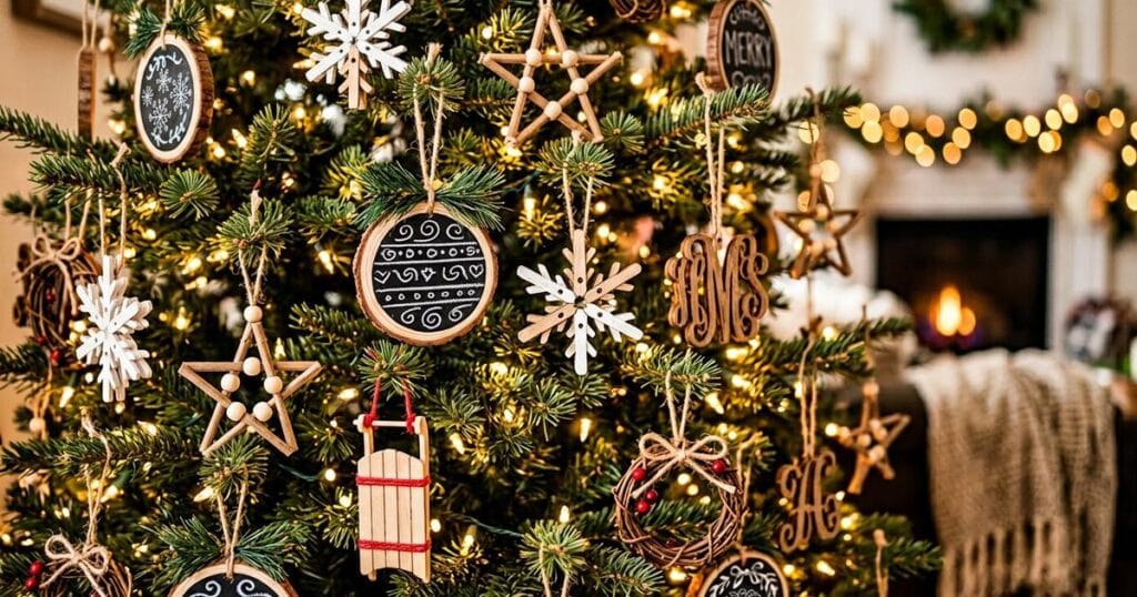 Wooden Christmas Ornaments