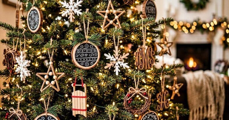 Wooden Christmas Ornaments