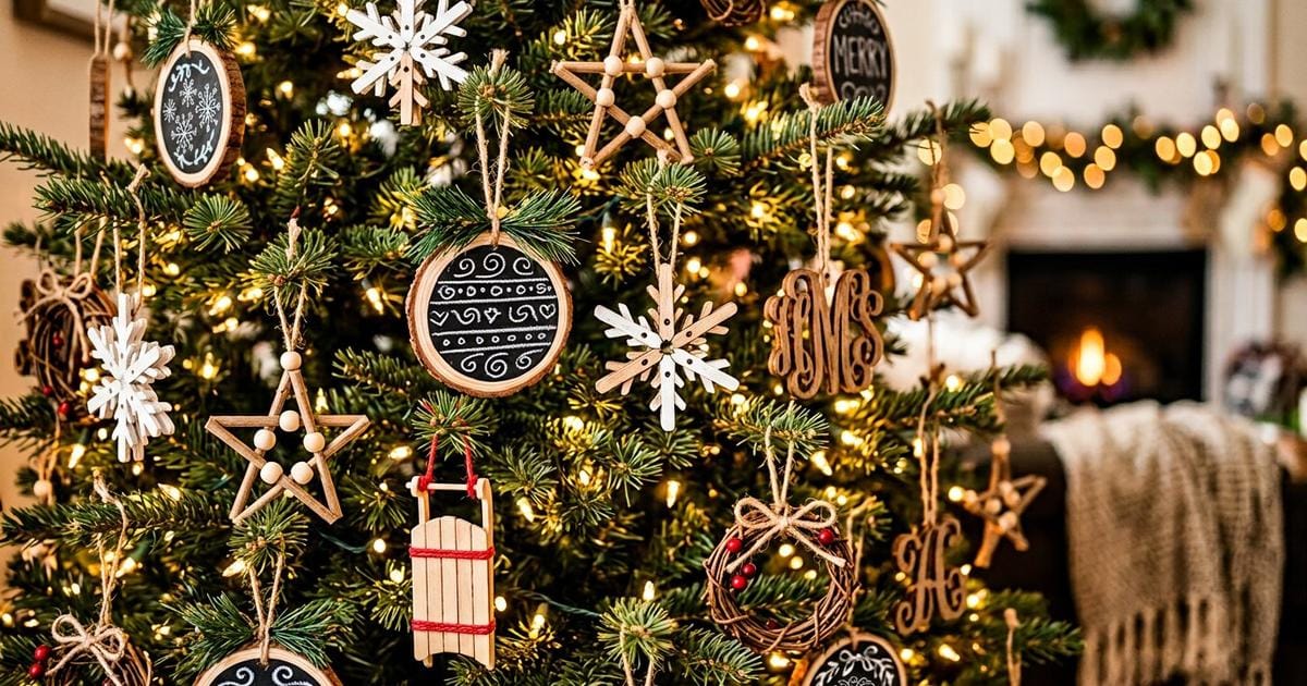 Wooden Christmas Ornaments