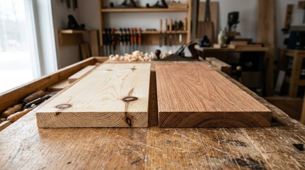 Types of Wood for Woodworking: Softwood vs Hardwood, Prices & How to Choose (2026) 3 hd wood guide 02 hardwood softwood