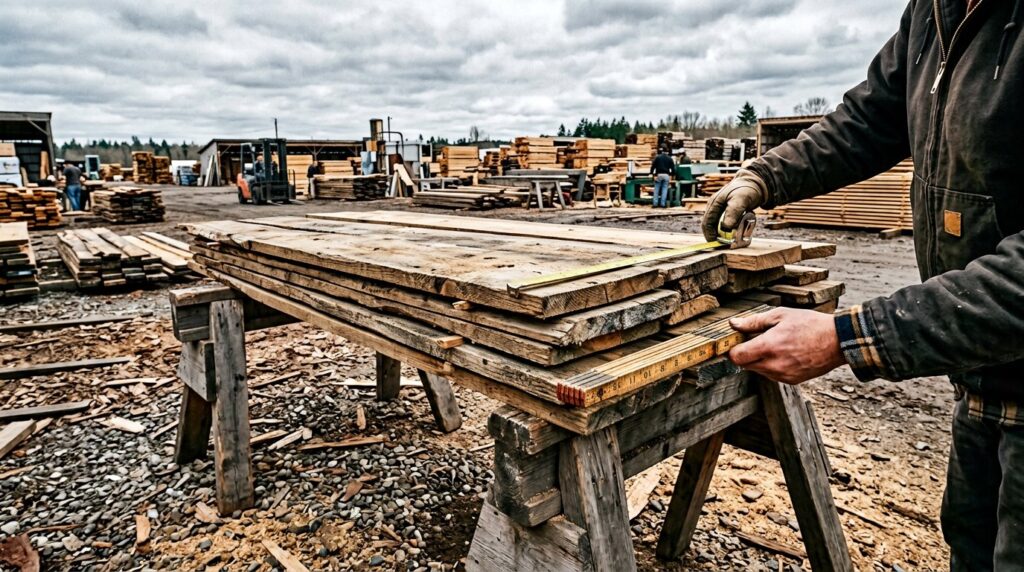 Types of Wood for Woodworking: Softwood vs Hardwood, Prices & How to Choose (2026) 5 hd wood guide 04 measure